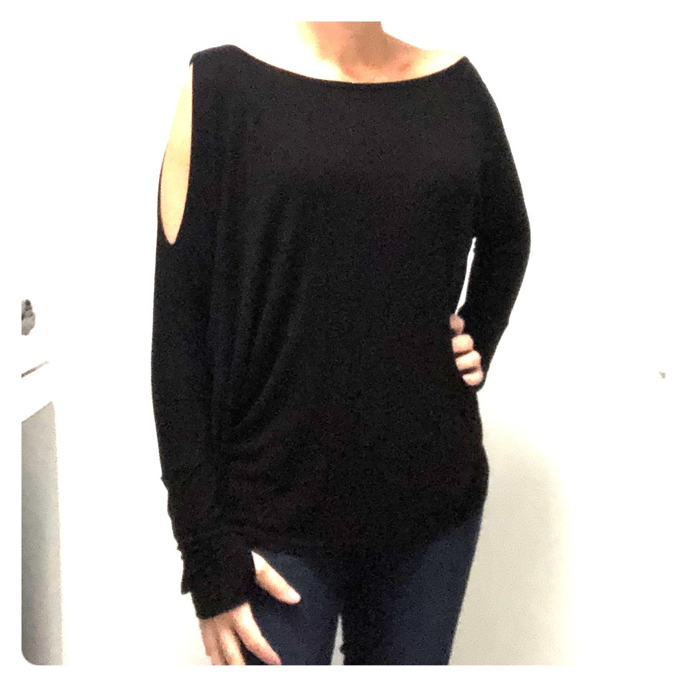 Michael Lauren cold shoulder top